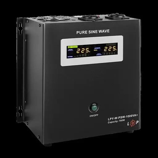 ДБЖ з правильною синусоїдою LogicPower 12V LPY-W-PSW-1000VA + 700 Вт 10A/20A - фото 3