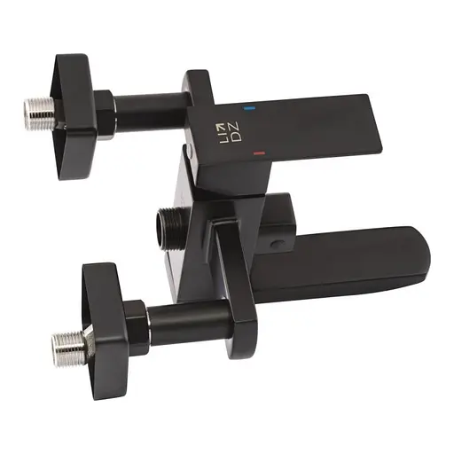 Душова система Lidz (BLA)-10 30 1005A, Чорний матовий - фото 4