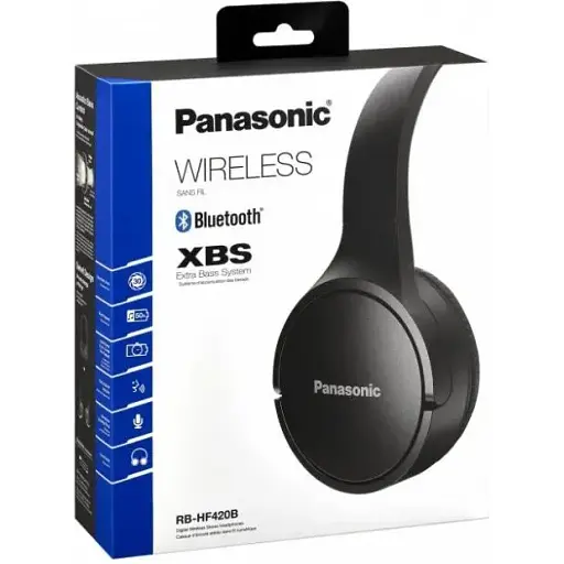 Навушники з мікрофоном Panasonic RB-HF420BGE-K Black - фото 9