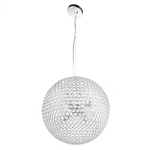 Люстра подвесная Brille хрустальный шар E27 60W CH D50 (BR-01 372S/6)