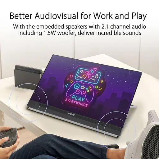 Монитор 21.5" ASUS ZenScreen MB229CF Portable FHD IPS 100Hz (90LM08S5-B01A70) - фото 9