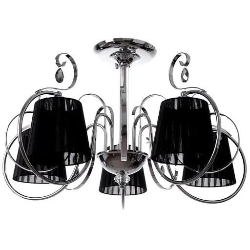 Люстра Brille с абажуром E14 40W CH (BKL-575S/5)