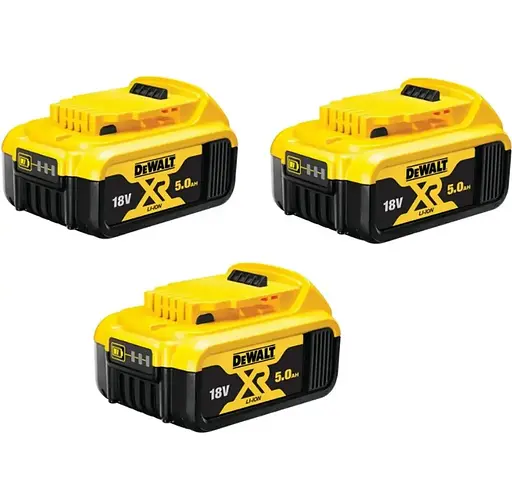 Аккумуляторная батарея DeWALT 3 шт DCB184P3 - фото 1