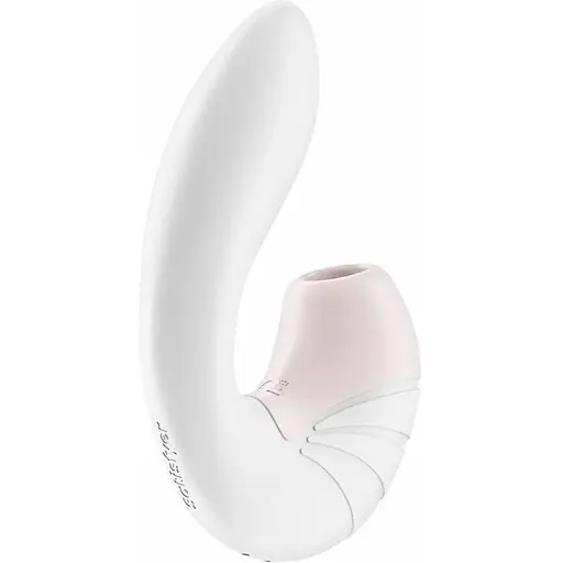 Вакуумный стимулятор клитора с вибрацией Satisfyer Supernova белый