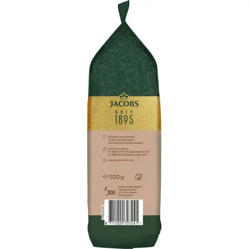 Кава Jacobs  Aroma-bohnen Cafe Crema натуральна смажена в зернах 500 г - фото 5