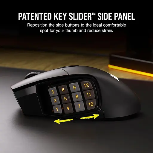 Мышь компьютерная Corsair MMO Scimitar Elite Wireless (CH-9314311) - фото 4