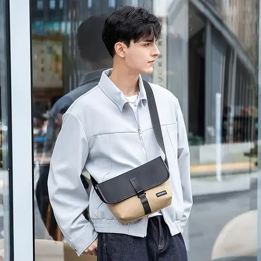 Сумка мессенджер Mark Ryden MR271 влагонепроницаемая (Бежевый) - фото 2