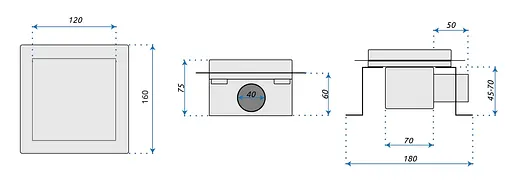 Трап для душу Rea Dots 12x12 nickiel brushed REA-G6202 - фото 6
