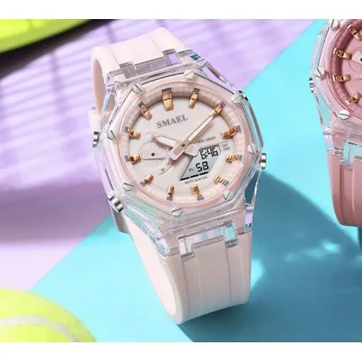 Женские наручные часы Smael Princess (Розовые) - фото 6