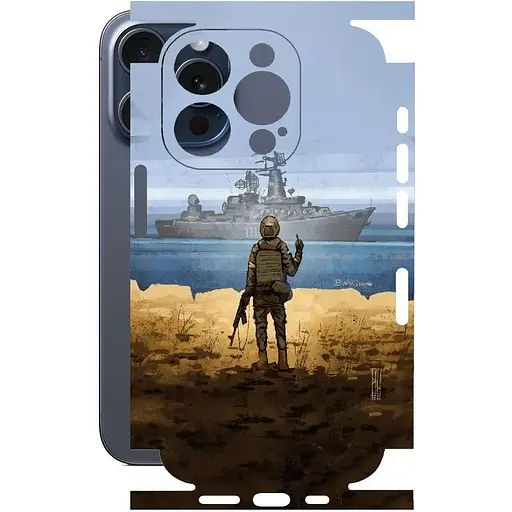 Захисна плівка StatusSKIN для Apple iPhone 15 Pro Корпус Вініл Корабель - фото 1