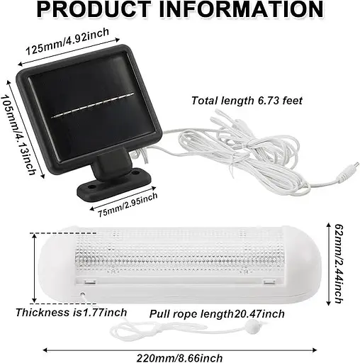 VACANON Сонячні світильники - фото 2