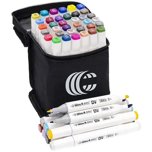 Набор скетчмаркеров, 36 цветов, BV820-36, в сумке