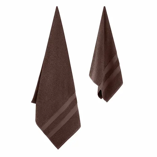 Набір рушників махрових Ardesto Splendid 50х90 см 70х140 см 2 шт. 100% бавовна коричневий (ART2359BR)  - фото 5