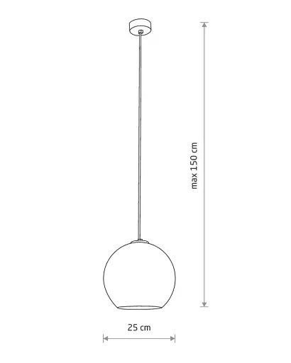 Подвесной светильник, люстра Nowodvorski 9057 Polaris E27 1x25W IP20 золотой - фото 5