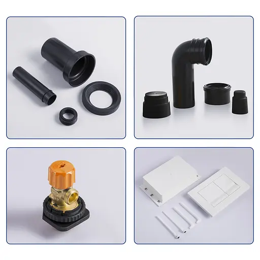 Інсталяція для унітазу Koer KT-0502-03 (з пан. змиву KT-0602-03 Біла + звукоіз.) KR5172 - фото 6