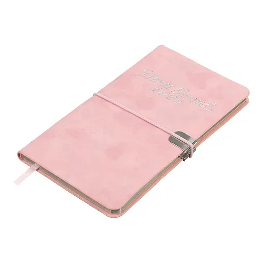 Еженедельник датированный Buromax Velour 2026 розовый 153 х 85 мм (BM.2891-10)