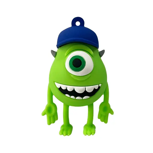Флеш-накопитель Wibrand USB 2.0 Mike Wazowski 16Gb зеленый - фото 3
