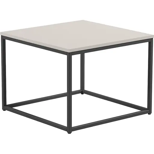 Стіл журнальний лофт Orange-Line ОП-191 600х600х450 мм Чорний/Кашемір