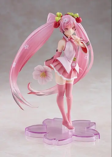 Коллекционная фигурка Taito Мику Хацунэ Сакура Hatsune Miku Sakura 2021Ver. 17 см T HM S21 - фото 2
