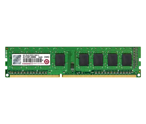 Оперативная память Transcend 4GB DDR3 1600MHz (JM1600KLH-4G) Б/У - фото 1