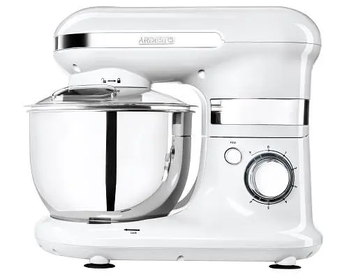 Планетарний міксер Ardesto KSTM-8040 800 Вт 6 скор. |турбо, вінчик, насадка для змішування, А-подібна насадка, білий - фото 2