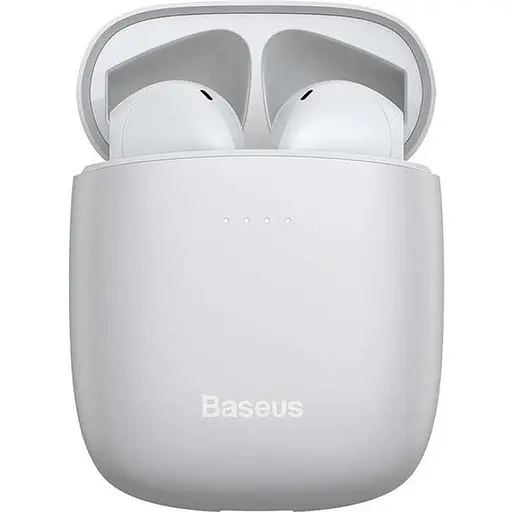 Навушники Bluetooth Baseus Encok TWS W04 Pro white - фото 2