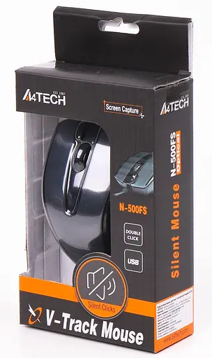Мышь A4Tech N-500FS USB Black (N-500FS) - фото 5