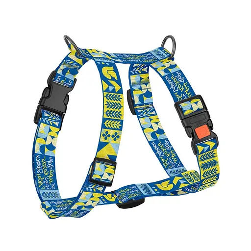 Шлея для собак Н-подібна Барксі патріотична 20 мм Мрія