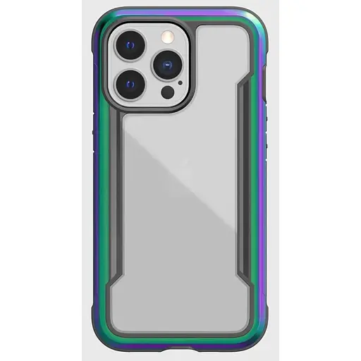 Оригинальный противоударный чехол X-Doria Raptic Shield Pro iPhone 13 Pro (6.1") Blue прозрачный - фото 4