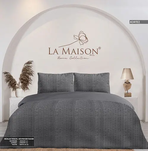 Постільна білизна Korte Муслін+Тенсел La Maison pbe0051992 - фото 2