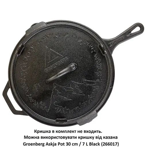 Сковорода Groenberg Hekla Pan Black 30 см 3 л (DAS303248) - фото 6
