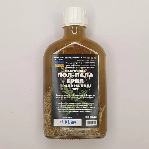 Водная настойка на траве пол-пала ерва шерстистая 200 мл - фото 1