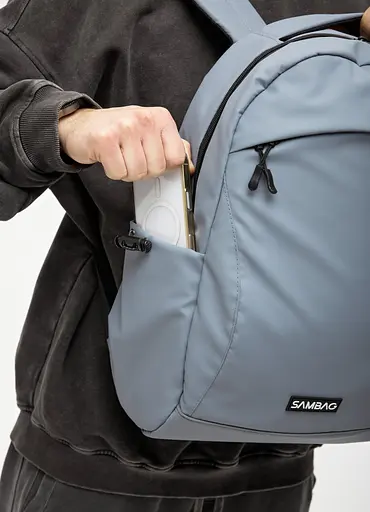 Чоловічий рюкзак Sambag Zard Neo блакитний 43 х 27 х 13 см (25000010m) - фото 4