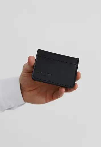 Кожаная обложка для ID-паспорта и водительского заседания 4.0 черная - фото 2