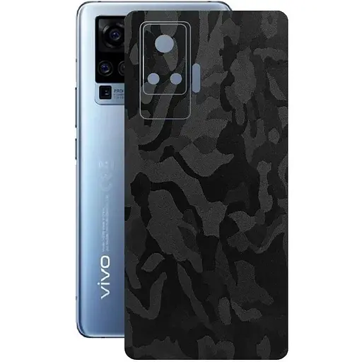 Защитная пленка StatusSKIN для Vivo X51 5G Корпус Винил Камуфляж черный - фото 1