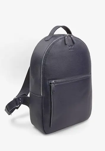 Шкіряний рюкзак Groove L синій Саф'яно - фото 3