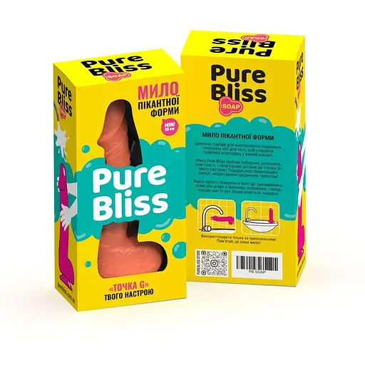 Крафтове мило-член із присоскою Pure Bliss Mini Coral - фото 7