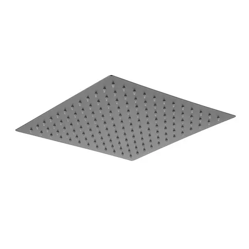 Верхний душ Ø200 мм нержавеющая сталь, оружейная сталь Wezer WKY-21-GUNGREY, Графитовый хром - фото 1