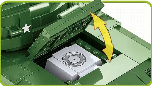 Конструктор COBI M41A3 Walker Bulldog — Американський танк 625 деталей - фото 8