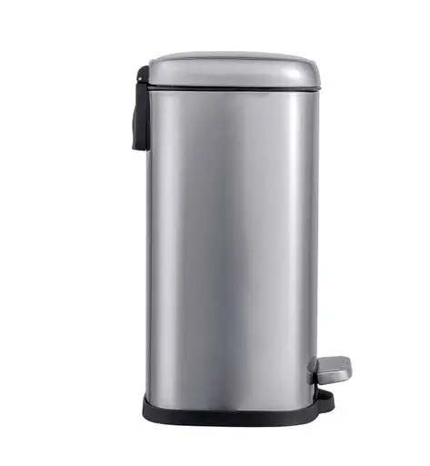 Мусорное ведро Mixxus Premium Style-TC0305 SS Color с плавным закрытием прямоугольное 5 л нержавейка (MI7060)  - фото 2