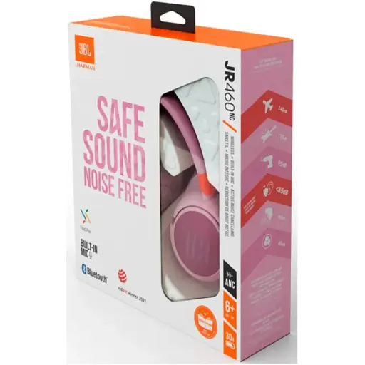 Навушники з мікрофоном JBL JR460NC Pink (JBLJR460NCPIK) - фото 10