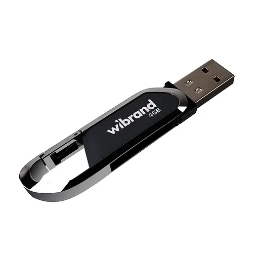 Флеш-накопичувач Wibrand USB 2.0 Aligator 4Gb Сірий - фото 3