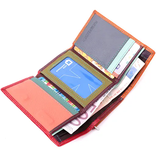 Кожаный женский кошелек ST Leather 12.2х8х2 см acs0028372 - фото 4