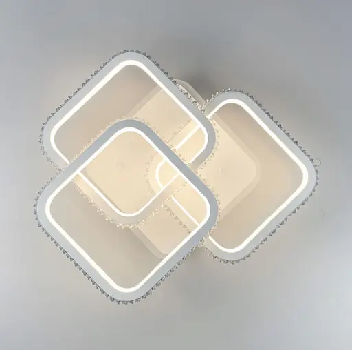 Потолочная светодиодная люстра с подсветкой RGB | Ст. A 77075-3 WT | Line F - фото 6