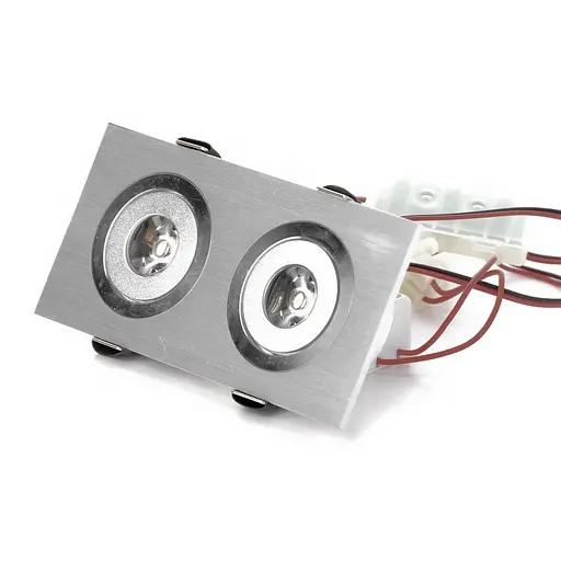 Светильник точечный Brille LED-107/2W BA IP40 Brush Aluminium 45&apos; 103107