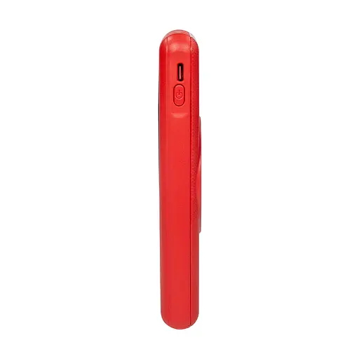 Повербанк 10000mAh Power Bank Kraft KPB-1110W Red бездротова зарядка (43-00056) - фото 4