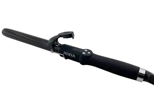Плойка для локонов Rozia HR-772 для завивки волос щипцы 32 мм Черный 65 Вт - фото 1