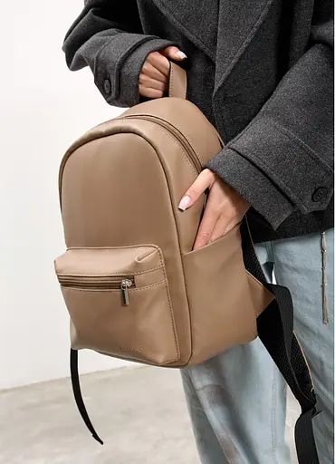 Жіночий рюкзак Sambag Talary кавовий 35 х 25 х 12 см (35312021) - фото 6
