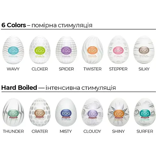 Мастурбатор-яйцо Tenga Egg Lovers - фото 6