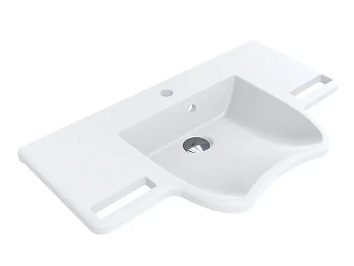 Умивальник Miraggio Krakow mirasoft 0001096, Білий матовий - фото 2